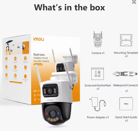 CAMARA WIFI IMOU CRUISER 10 MP DOBLE LENTE IPC-S7XEN-10M0WED-IMOU